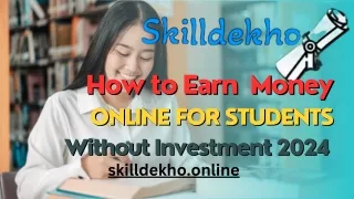 earn money online by skilldekho