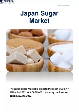 Japan Sugar Market