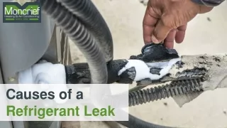 causes of a refrigerant leak