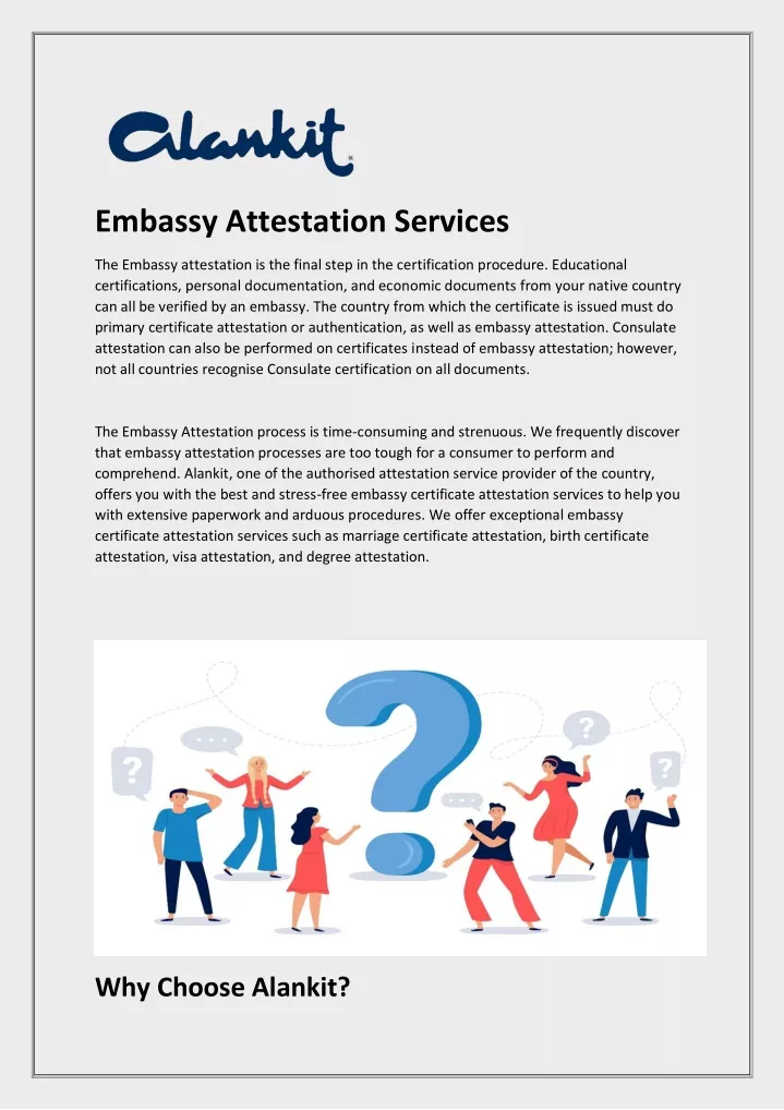 embassy attestation services