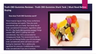 Truth CBD Gummies 1