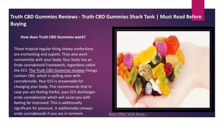 truth cbd gummies reviews truth cbd gummies shark