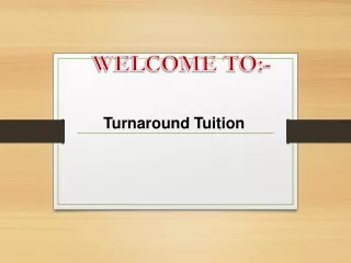 welcome to