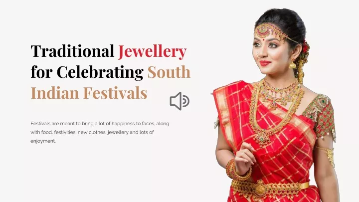 traditional jewellery for celebrating south