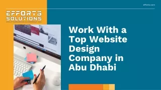 Work With a Top Website Design Company in Abu Dhabi