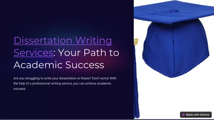 dissertation writing services your path