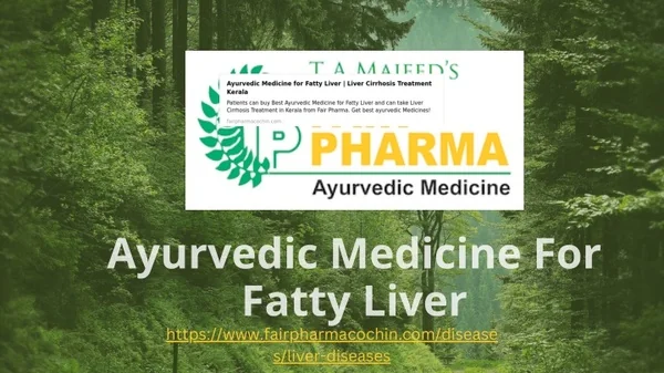 Ayurvedic Medicine For Fatty Liver