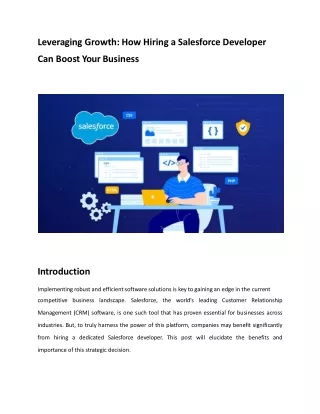 leveraging growth how hiring a salesforce