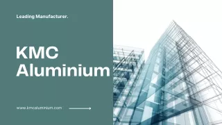 KMC Aluminium - Aluminium manufacturer
