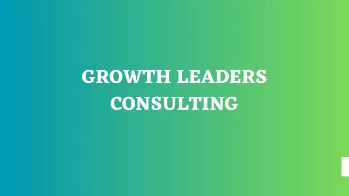 growth leaders consulting