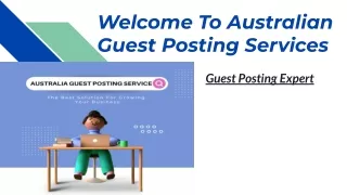 Australian Guest Posting Services