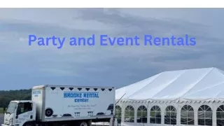 Party and Event Rentals
