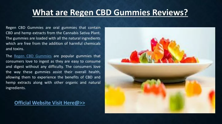 what are regen cbd gummies reviews