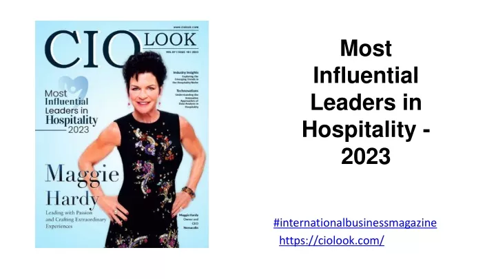 most influential leaders in hospitality 2023