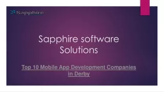sapphire software solutions