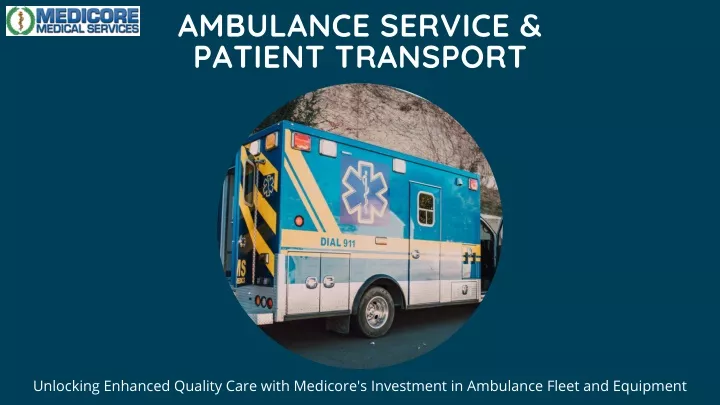 ambulance service patient transport