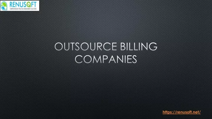 outsource billing companies