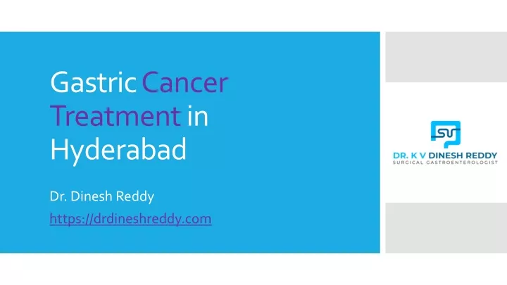 gastric cancer treatment in hyderabad