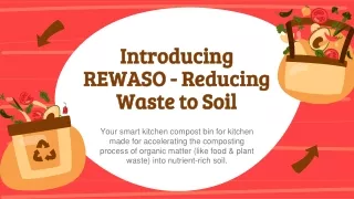 REWASO - Reducing Waste to Soil