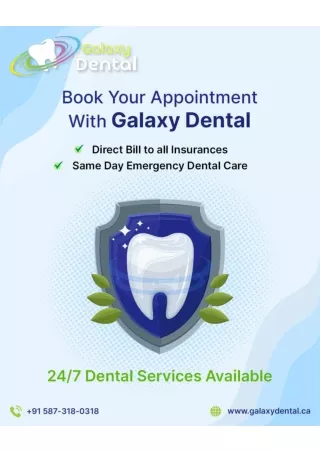 Emergency Dental Care | Dental Clinic Calgary - Galaxy Dental