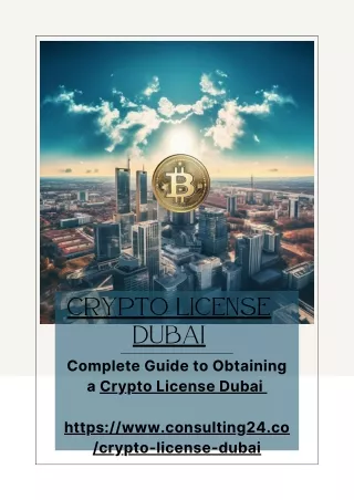 Crypto License Dubai