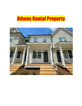 Athens Rental Property