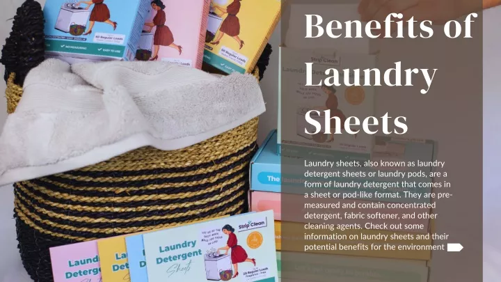 benefits of laundry sheets