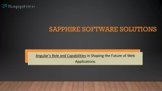 sapphire software solutions