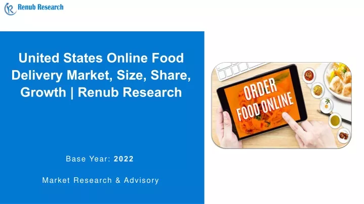 united states online food delivery market size