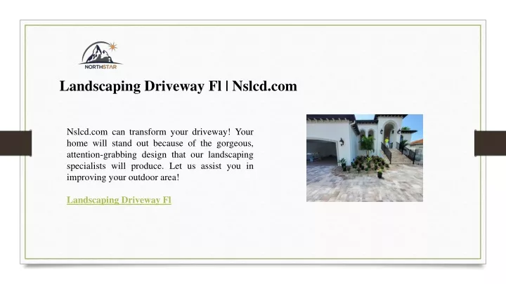 landscaping driveway fl nslcd com