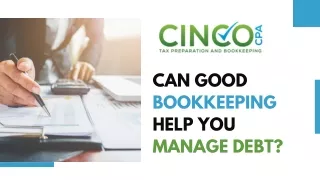 Can Good Bookkeeping Help You Manage Debt