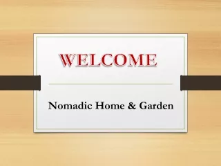 welcome