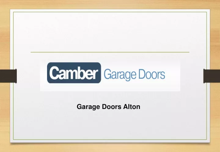 garage doors alton