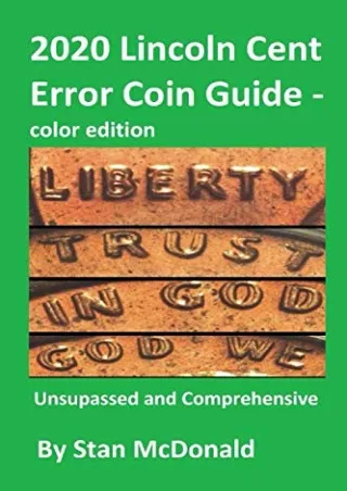 $PDF$/READ/DOWNLOAD 2020 Lincoln Cent Error Coin Guide - color edition