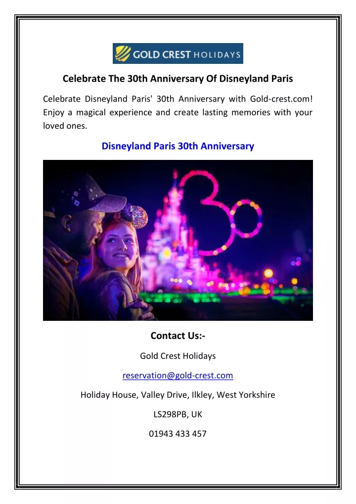 celebrate the 30th anniversary of disneyland paris