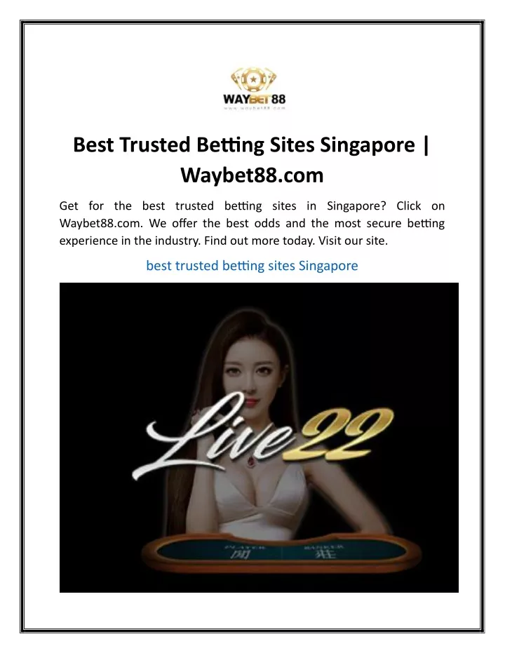 best trusted betting sites singapore waybet88 com