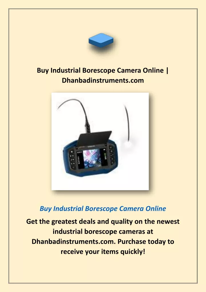 buy industrial borescope camera online