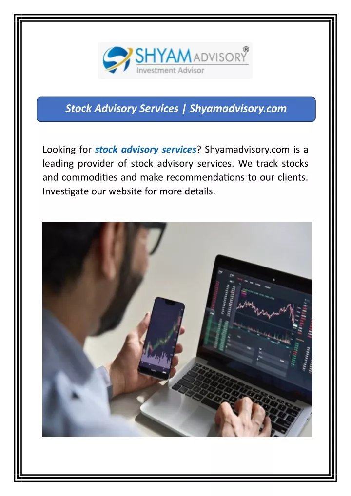 stock advisory services shyamadvisory com