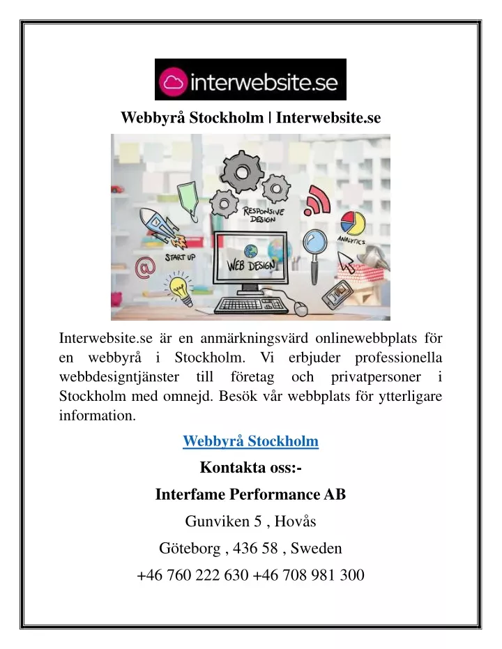 webbyr stockholm interwebsite se