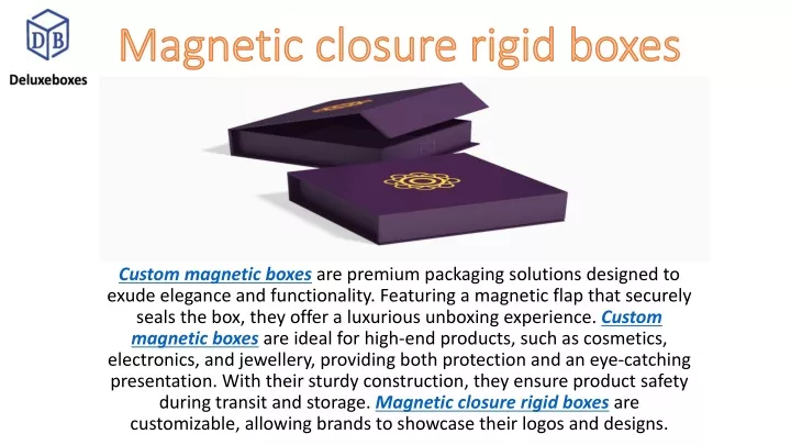 custom magnetic boxes are premium packaging