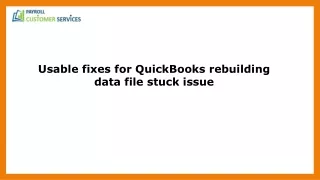 usable fixes for quickbooks rebuilding data file