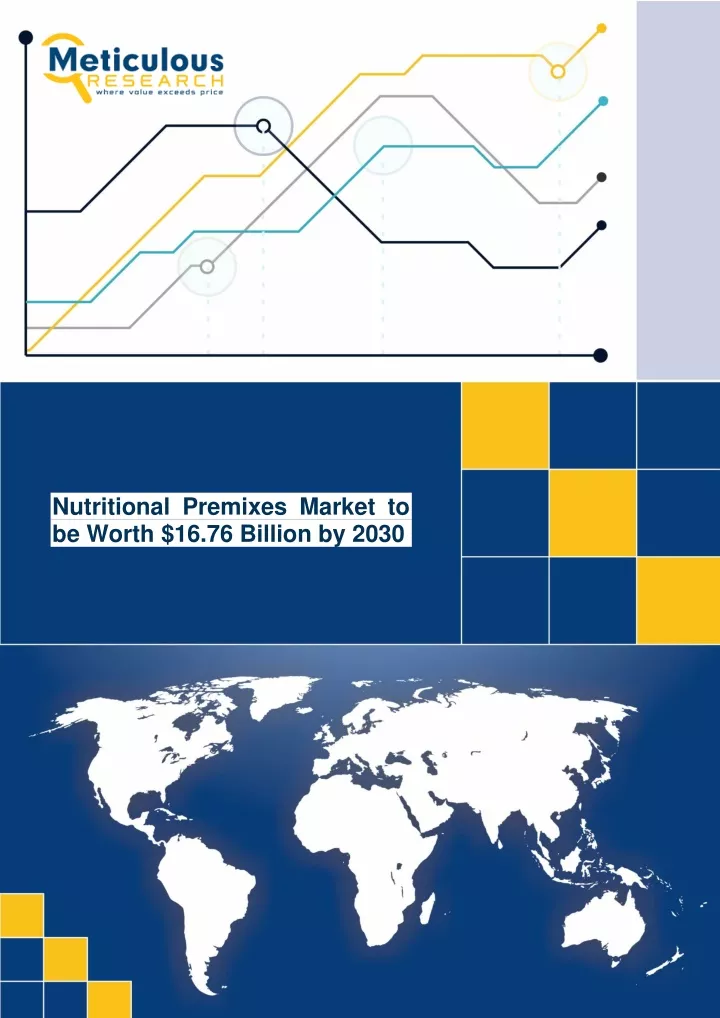 nutritional premixes market to be worth