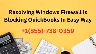 resolving windows firewall is blocking quickbooks