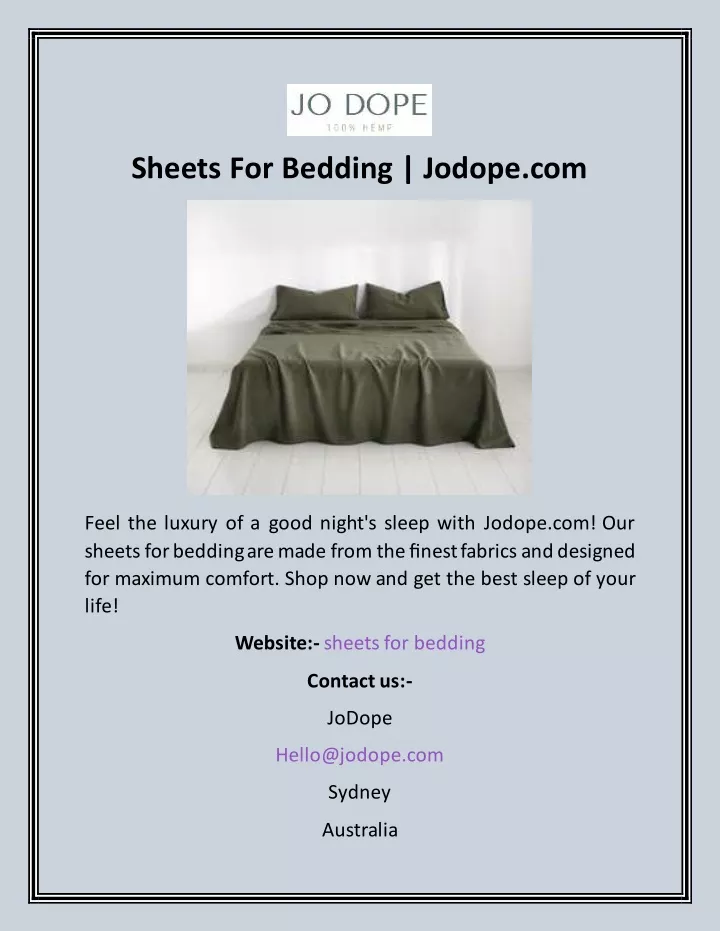 sheets for bedding jodope com