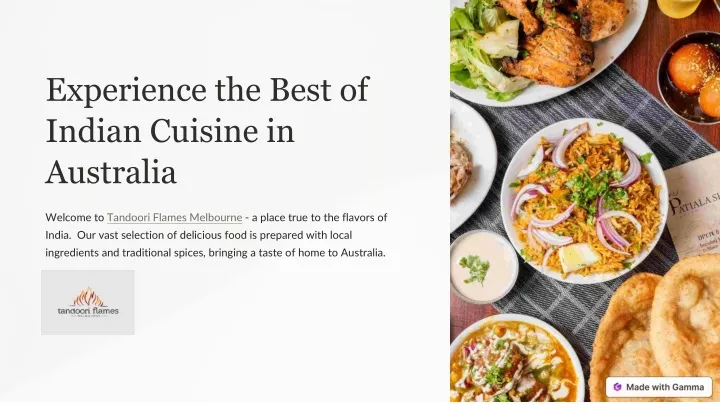 experience the best of indian cuisine in australia