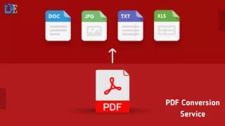 PDF Conversion Services | India Data Entry Help