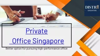 Private Office Singapore