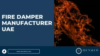 fire damper manufacturer UAE