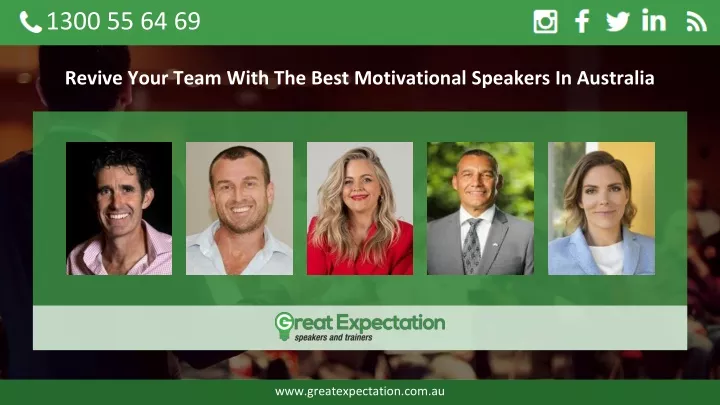 revive your team with the best motivational speakers in australia