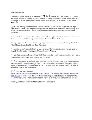 juvenilejustice protect your child s rights with